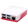 Raspberry Pi 4 Model B Official Case, Plastic, Red/White