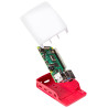 Raspberry Pi 4 Model B Official Case, Plastic, Red/White