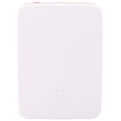 Raspberry Pi 4 Model B Official Case, Plastic, Red/White