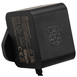 Alimentation Raspberry Pi 27W USB-C SC1152 - Noir (EU) - Adaptateur secteur pour Raspberry Pi 5