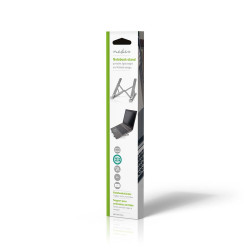 Support pour Ordinateur Portable Nedis - Compact, Pliable, Angle Réglable, Circulation d'Air, Sac de Rangement