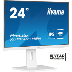 iiyama ProLite XUB2497HSN-W2 – Moniteur 23,8" IPS Full HD 100 Hz avec USB-C