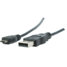 Cable USB 2.0 A male - micro B male