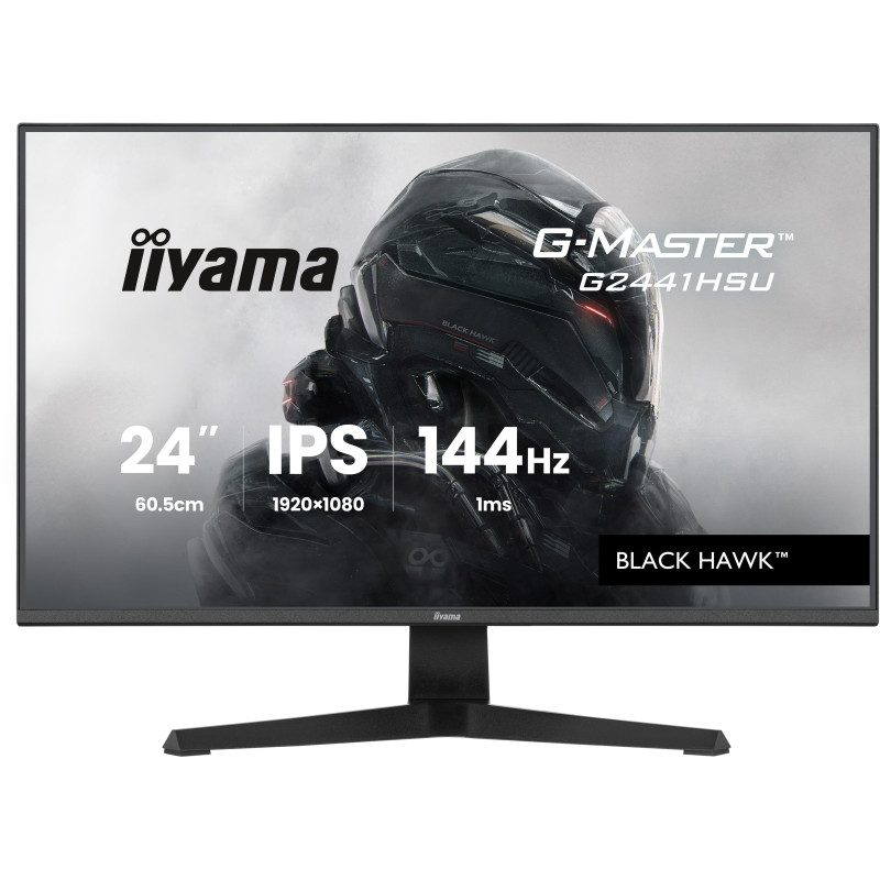 iiyama G‑MASTER Black Hawk G2441HSU‑B1 – Écran 24" Full HD IPS 144 Hz Gaming