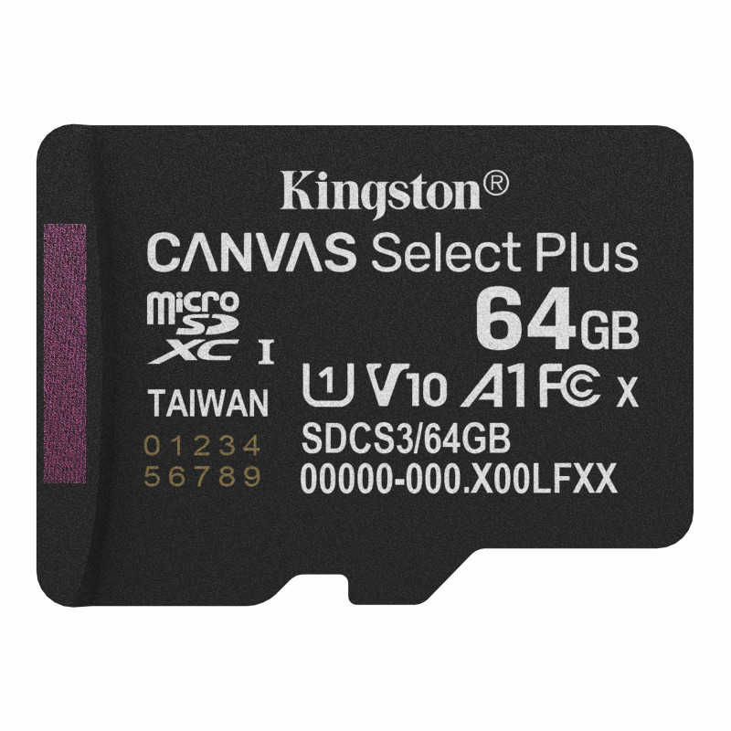 Kingston Canvas Select Plus 64GB – microSD Card UHS-I
