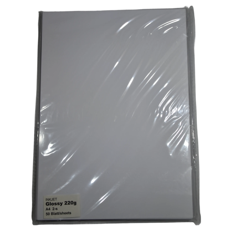 Inkjetpaper photo Glossy A4 220 Gramm 50 sheet