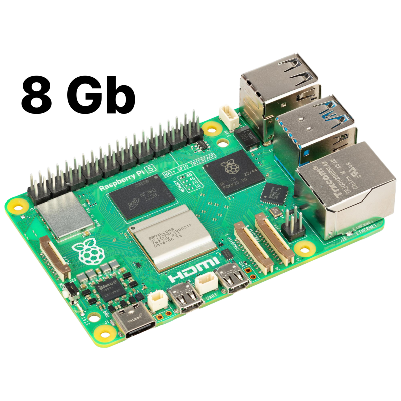 Raspberry Pi 5 8 Go - Performances puissantes pour vos projets
