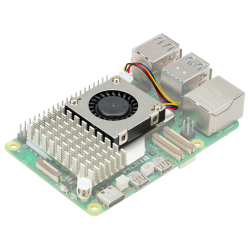 Cooling Fan without Case, Heavy Load, Raspberry Pi 5 Model B Boards