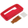Enclosure, Raspberry Pi Zero, Red, White, Plastic, 16.1 mm H x 37.7 mm W x 79 mm D
