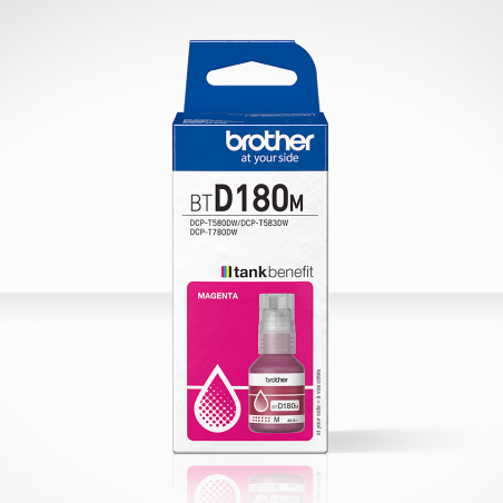 Brother BT-D180M – Bouteille d’encre originale Magenta