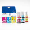 Brother BT-D180CLVAL – Multipack bouteilles d’encre originales CMY
