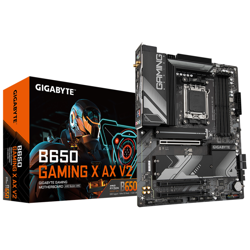 GIGABYTE B650 GAMING X AX V2 – AMD AM5 DDR5 Wi-Fi 6E Motherboard
