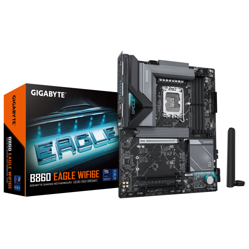 GIGABYTE B860 EAGLE WIFI6E – Carte mère Intel DDR5 Wi-Fi 6E