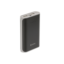 König Portable Power Bank Lithium-Ion 7500 mAh USB Black