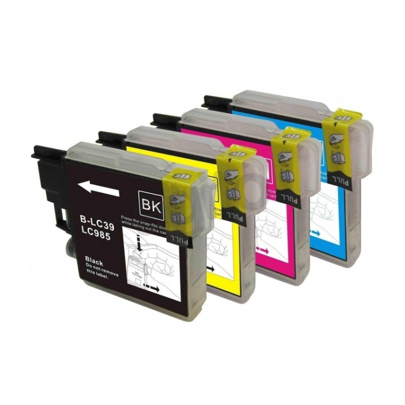 4 compatible cartridges for Brother LC-985 printer