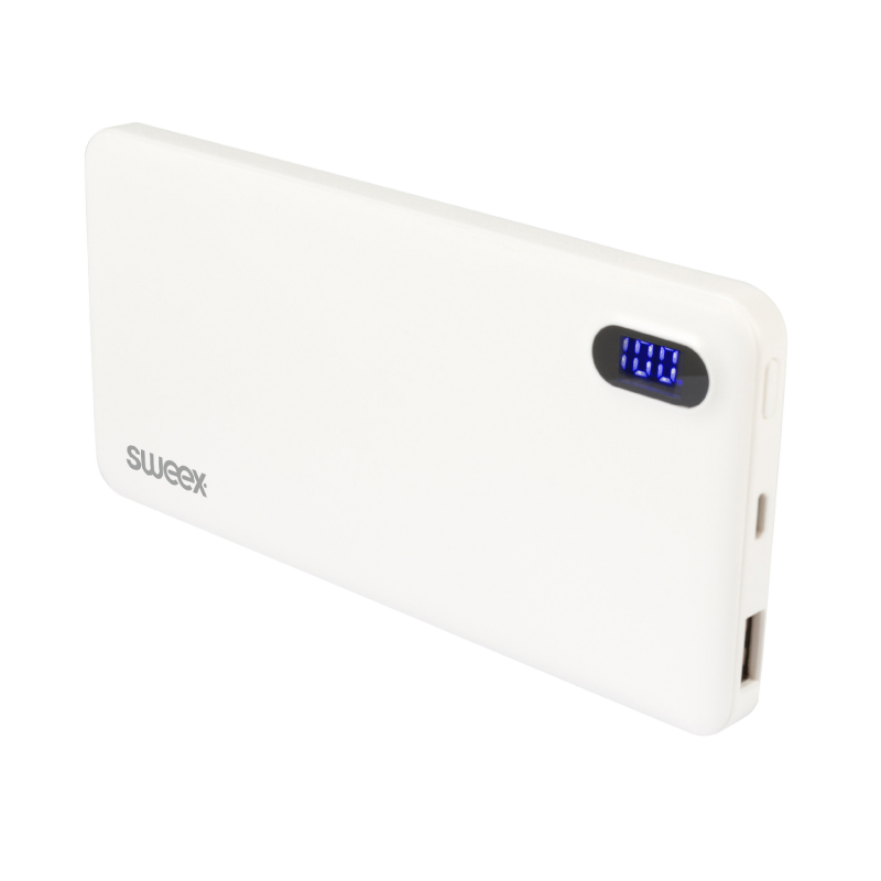Sweex Draagbare Powerbank 8000 mAh USB Wit