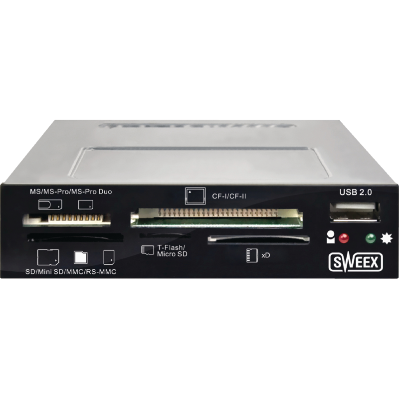 Sweex Kaartlezer Intern USB 2.0 Zwart