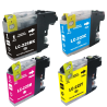 4 compatibele inktpatronen voor Brother LC-223 printer