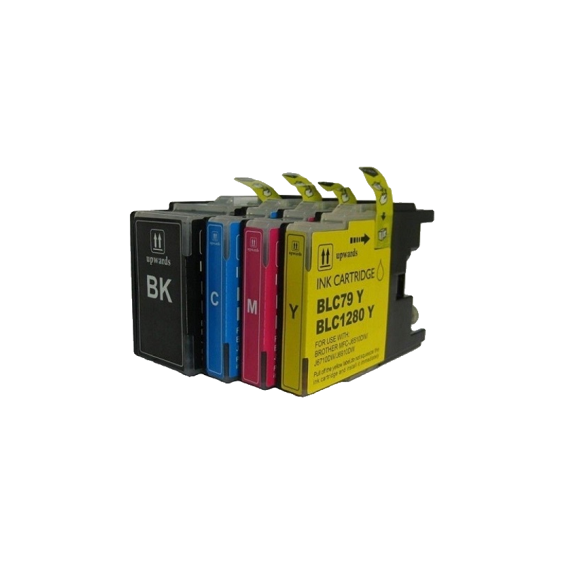 4 compatible cartridges for Brother LC-1280 printer