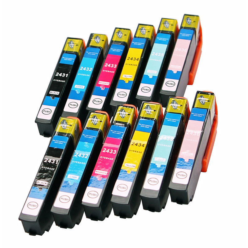 Pack 12 compatible cartridges 24XL